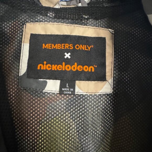 Memebers Only Men's Hey Arnold Nickelodeon Hooded Jacket Size Large - Picture 6 of 6